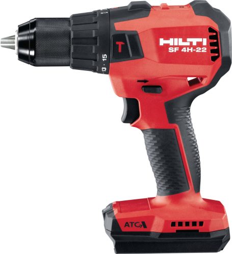 Taladro inalámbrico Hilti modelo SF 4H-22, color rojo y negro.